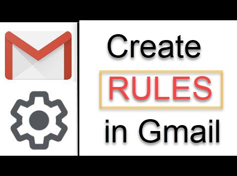 Create Rules in Gmail 