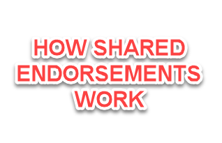 How shared Endorsements work