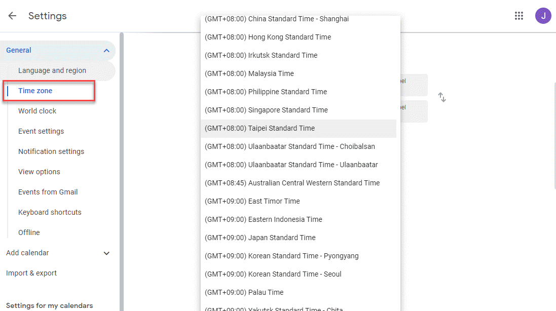 How to Change Gmail Timezone