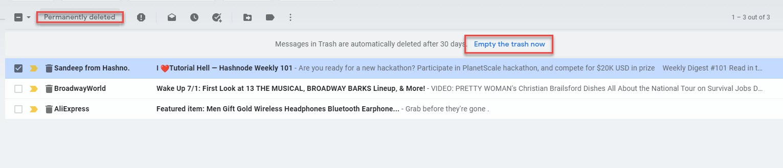 how-to-empty-trash-in-gmail
